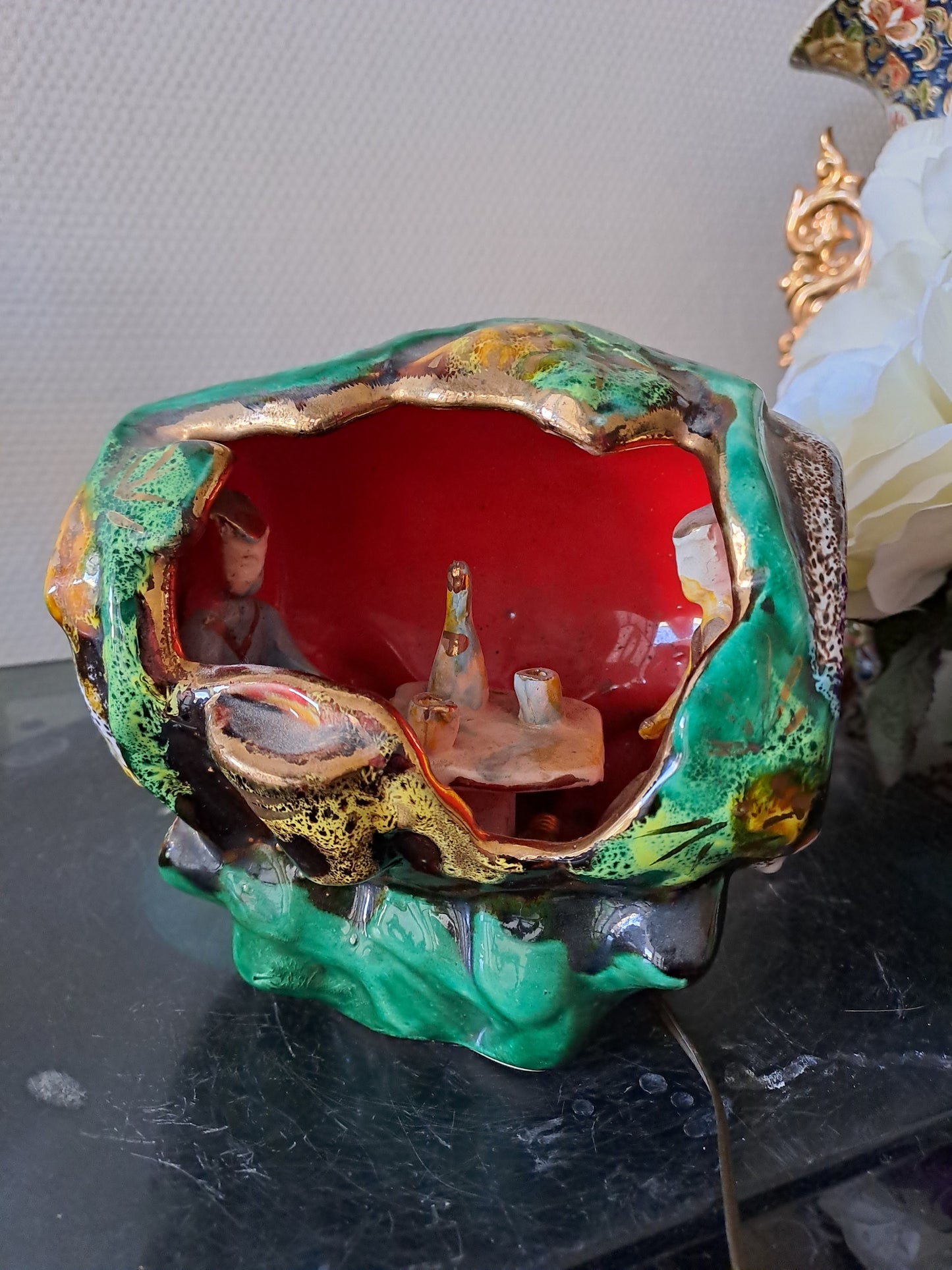 Lampe Vallauris en céramique. 1950 / 60.