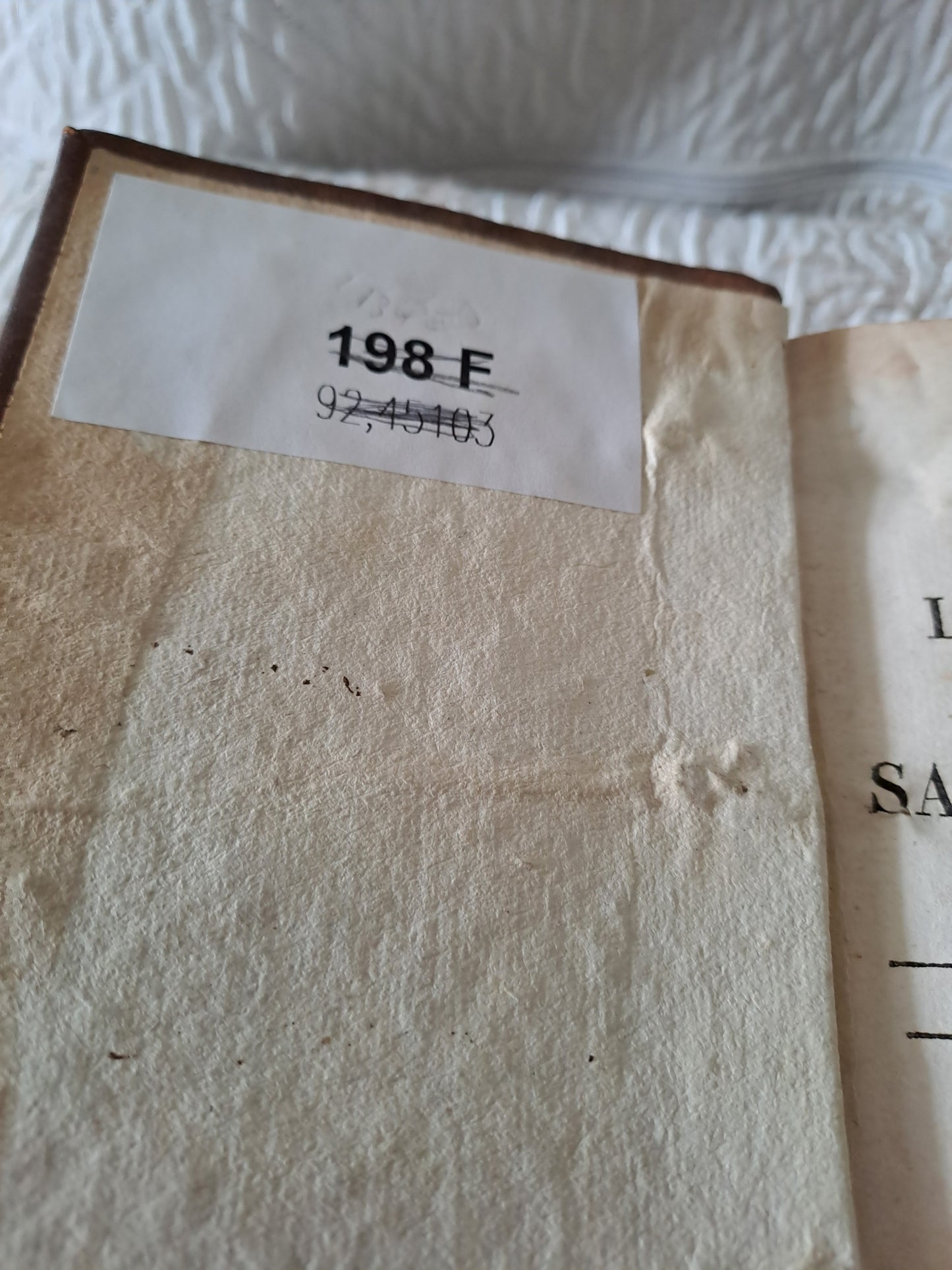 L'esprit de Saint François de Sales. T1. 1816. Ancien livre vintage catholique.