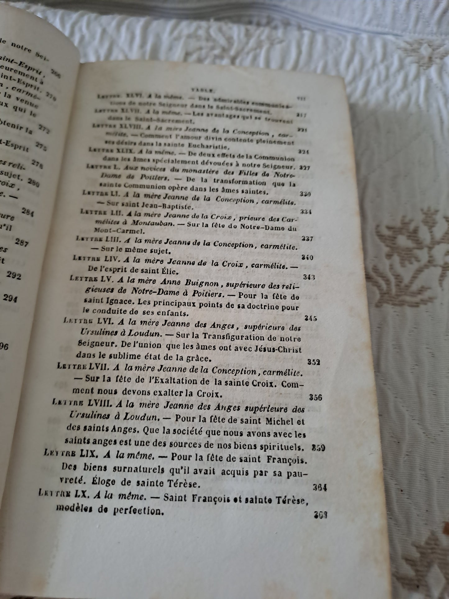 Livre. Lettres spirituelles Tome 2. Par le Révérend Père J.  J. Surin. 1843.