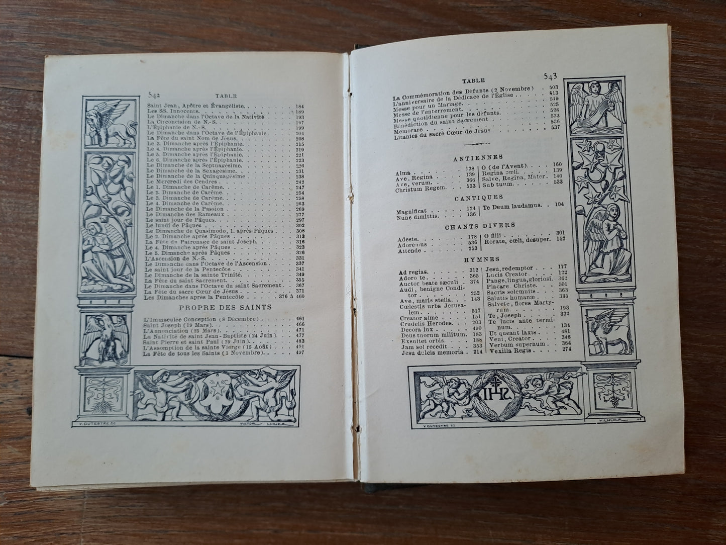 Missel romain à l'usage des fidèles. N°1. 1907. Ancien livre vintage catholique.