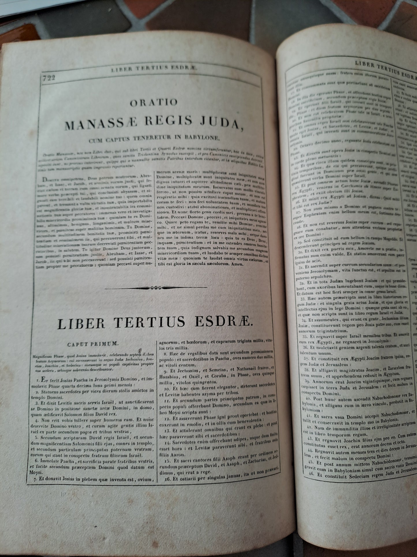 Biblia sacra Vulgate editionis Sixti V pontificus maximi Jessu recognita Clementis VIII Auctoritate edita. 1827.