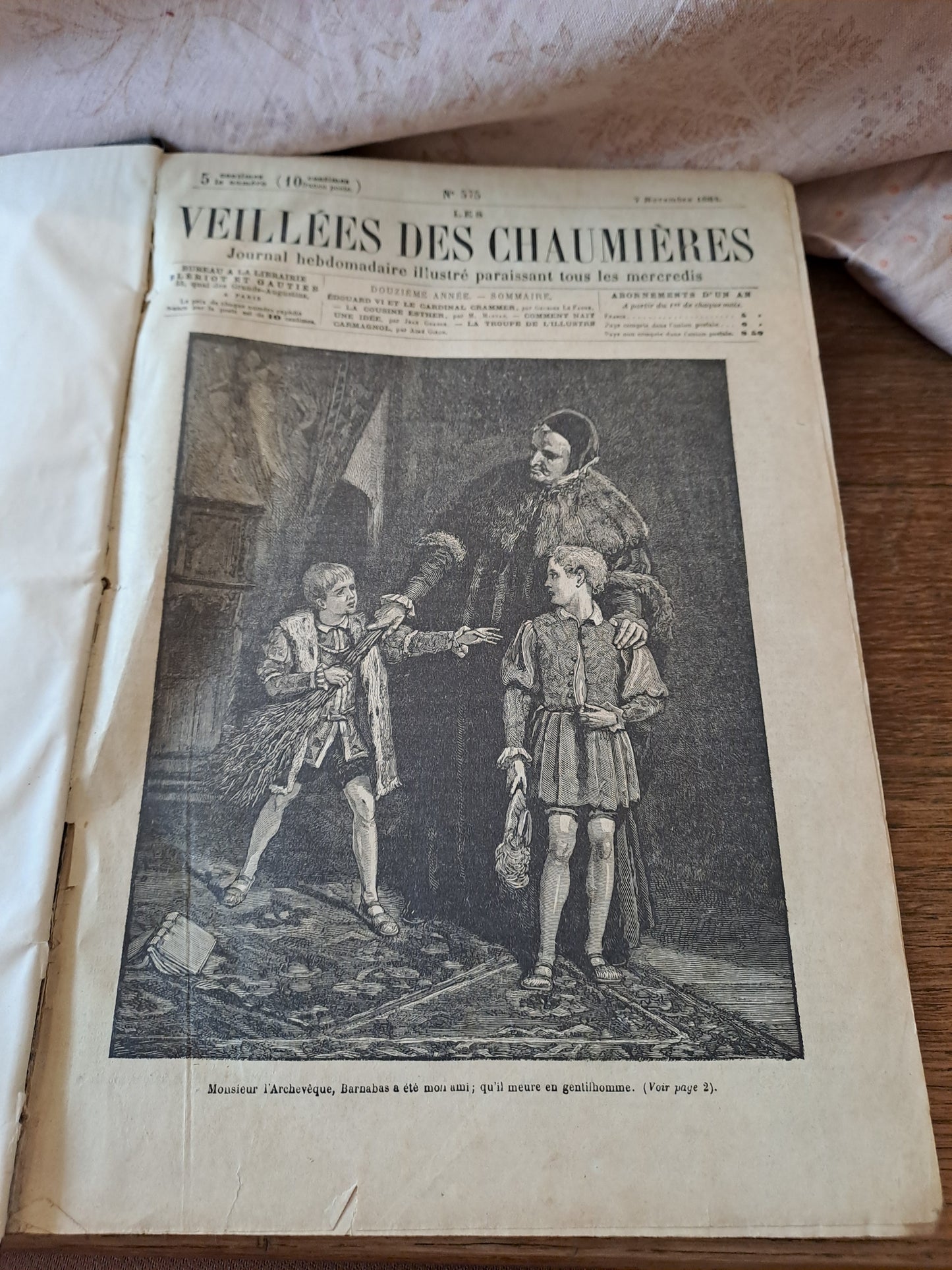 Revues " les veillées des chaumières " novembre 1888 à octobre 1890. Ancien livre vintage.
