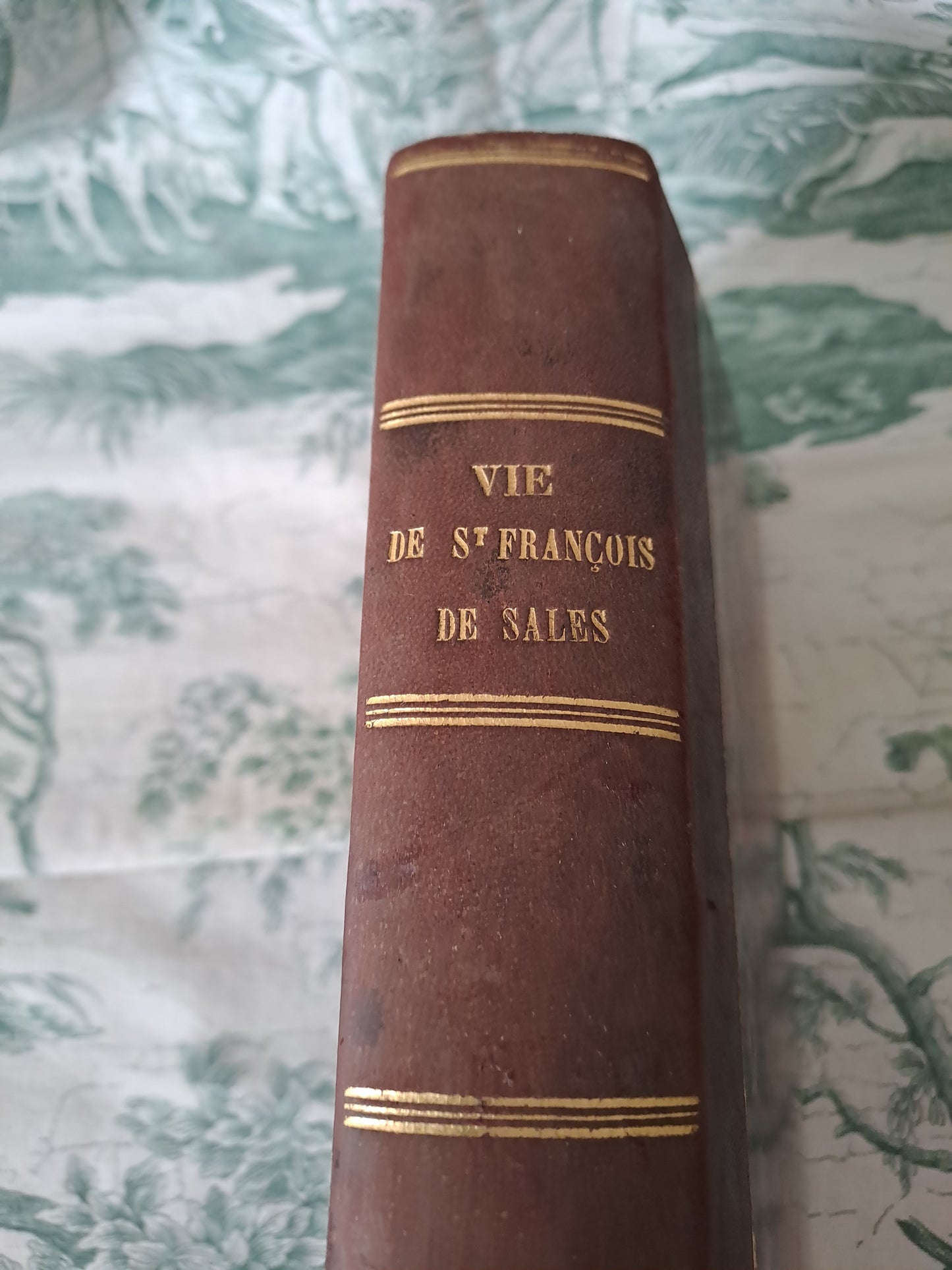 Vies de Saint François de Sales. T2. Paris le curé de Saint Sulpice. 1856. Ancien livre vintage catholique.