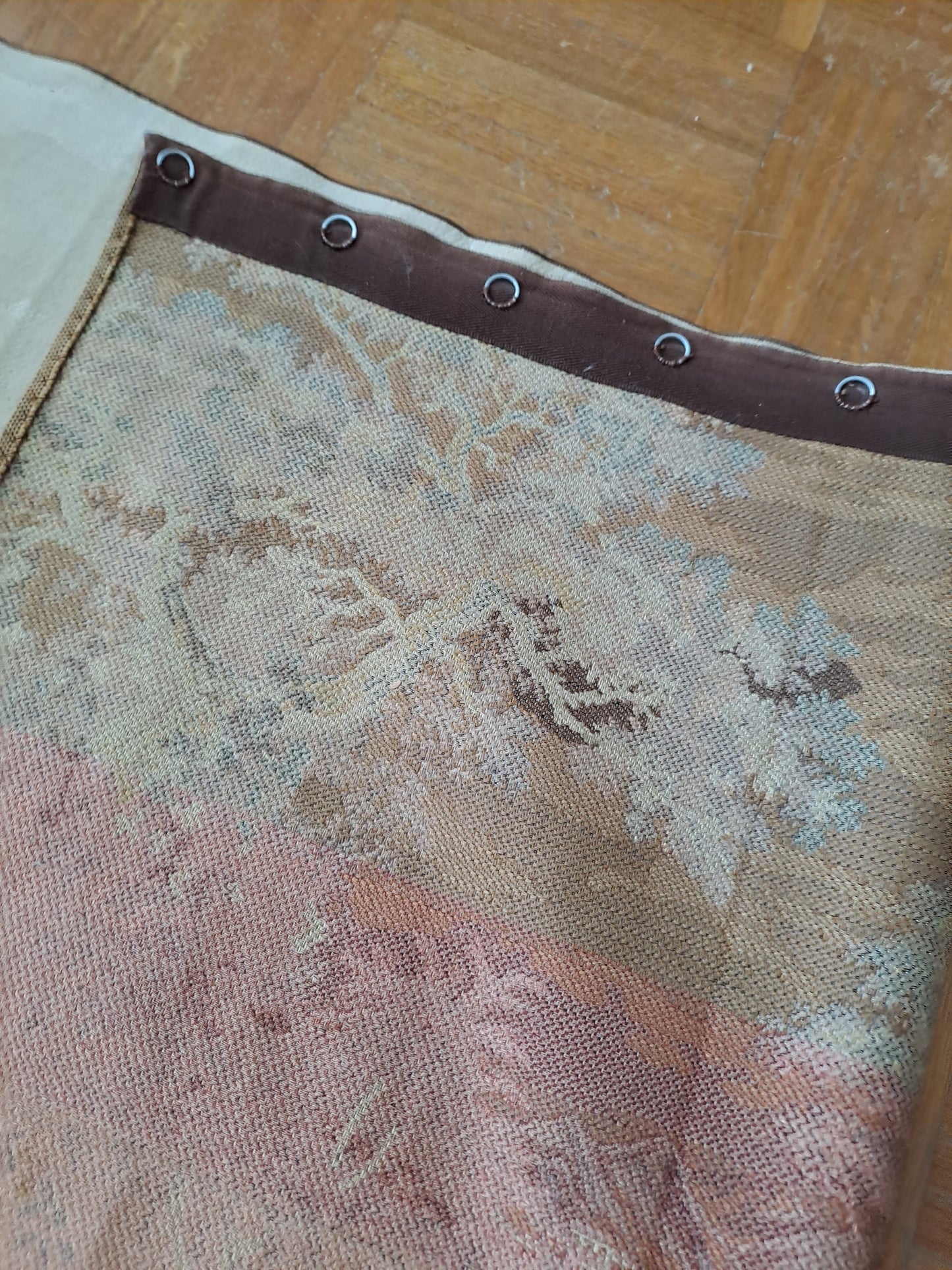 Tapisserie Murale Française. Paysage Romantique.