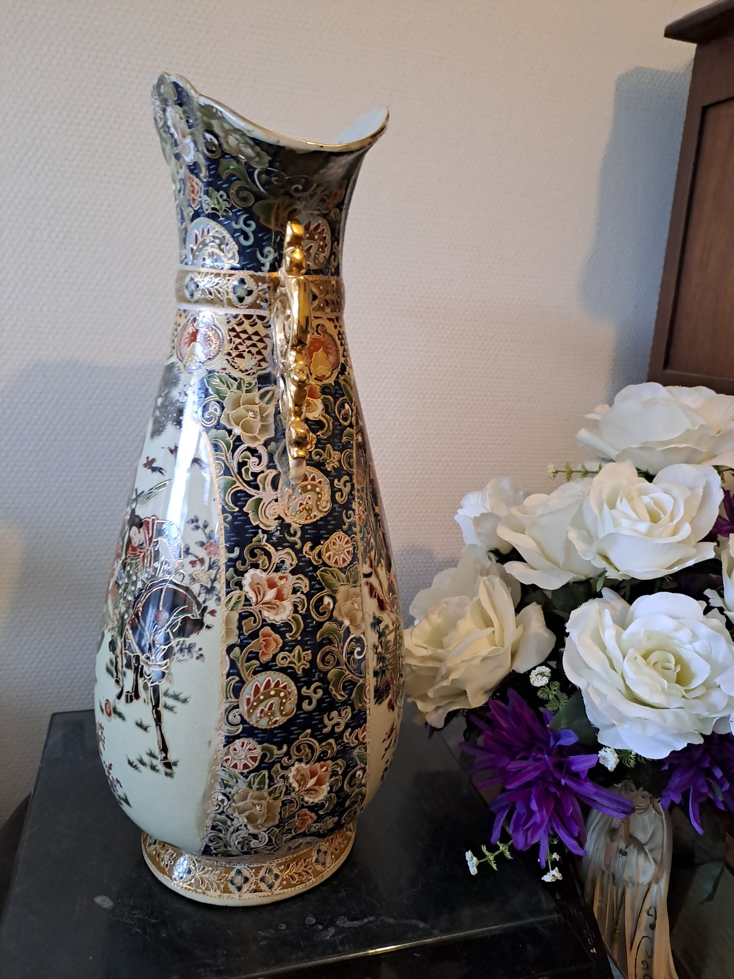 Grand Vase. Satsuma ( dans le goût).