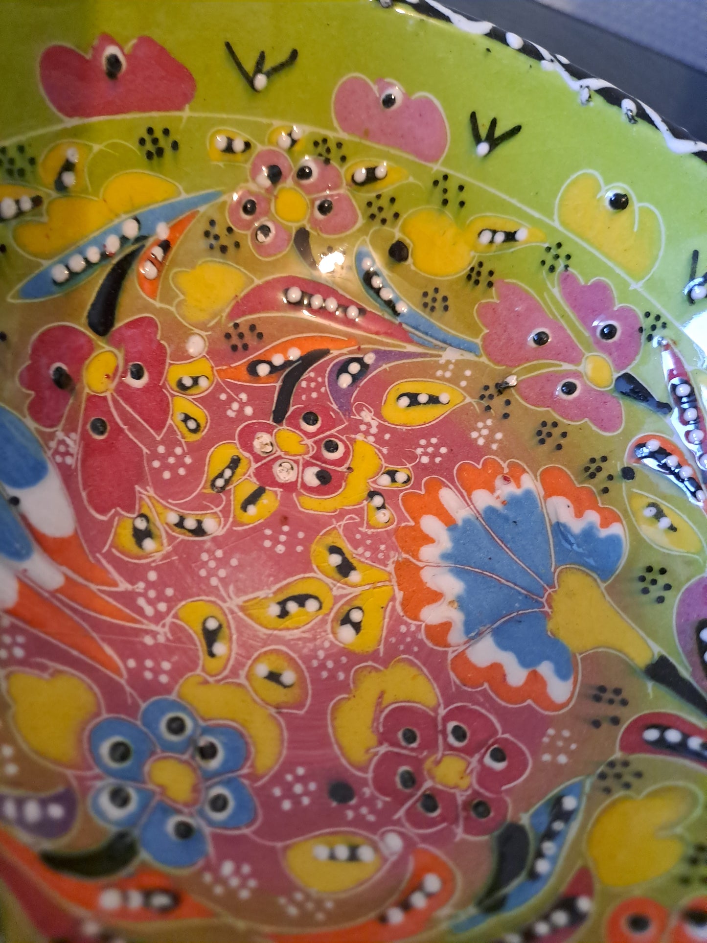 Bol À Riz. Porcelaine. Peint à la main. Ancien decoration vintage asie asiatique.