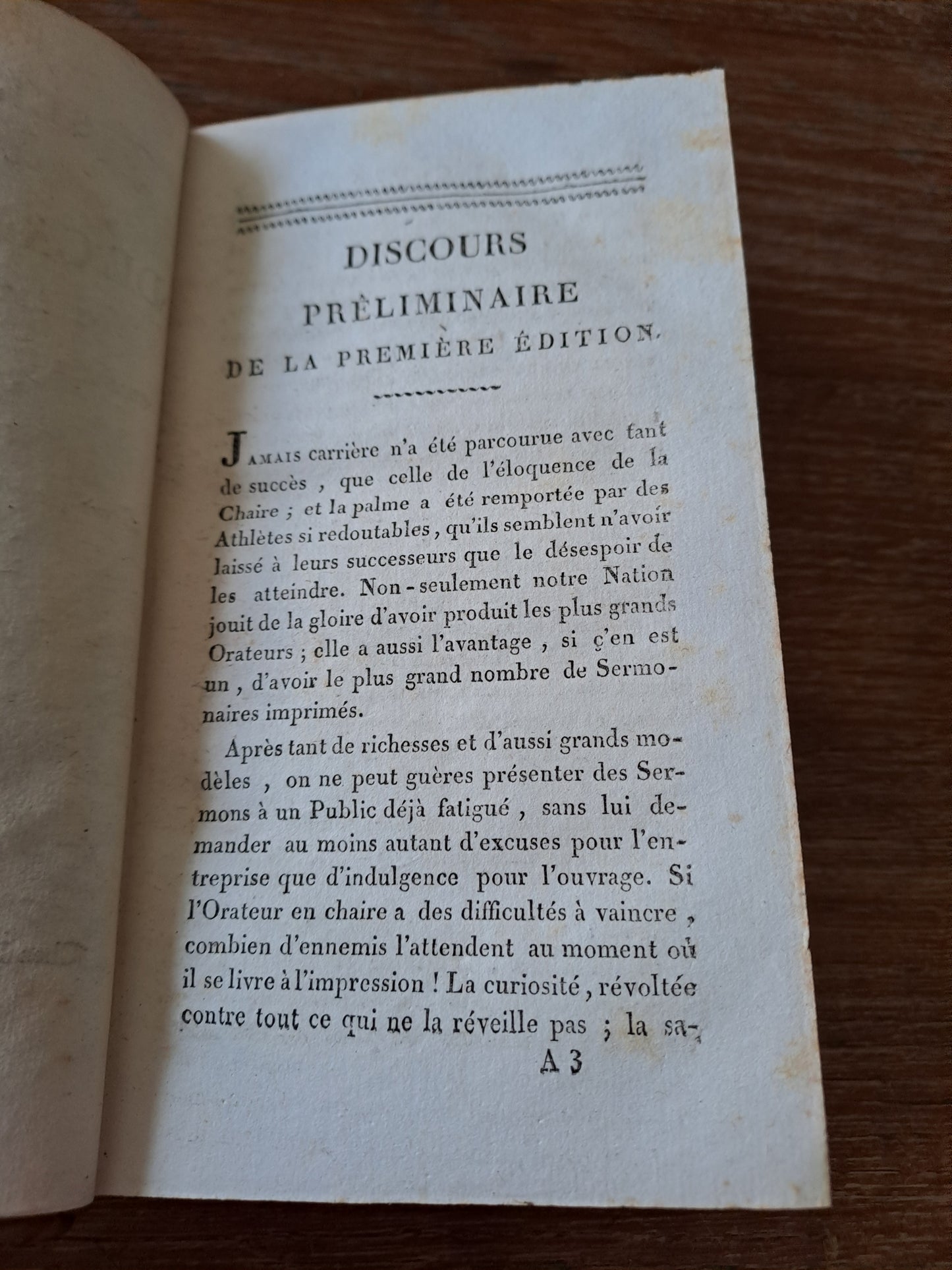 Sermons de l'abbé de Cambaceres, prédicateur du Roi. T1. 1823. Ancien livre vintage catholique.