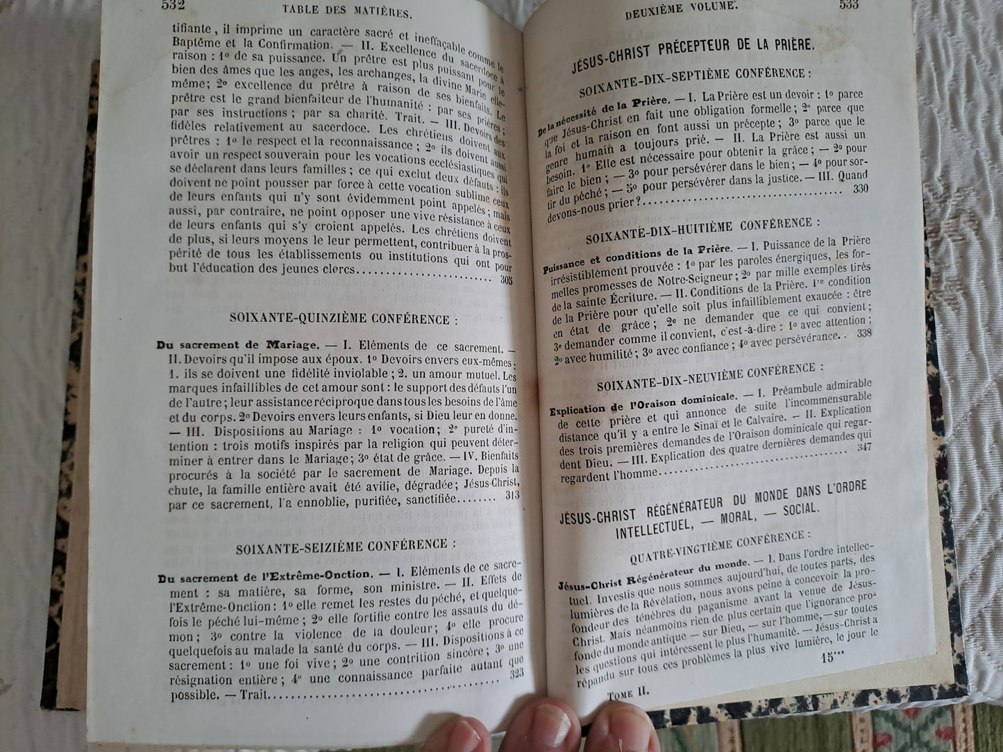Cours et conférences sur la religion et les dogmes. Abbé Rua. T2. 1881. Ancien livre vintage catholique.
