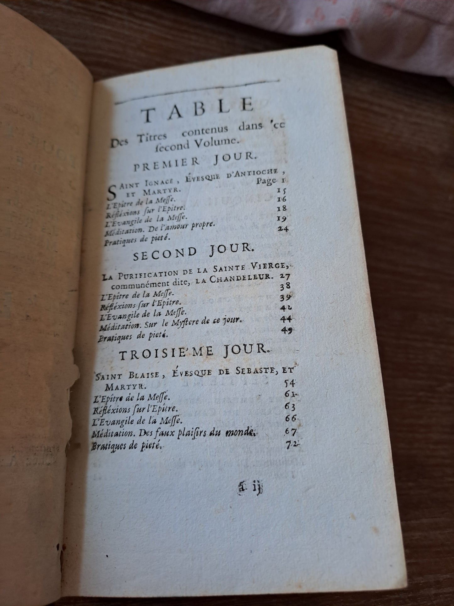 Année chretienne. Février. Exercices de piété pour tous les jours. 1713.