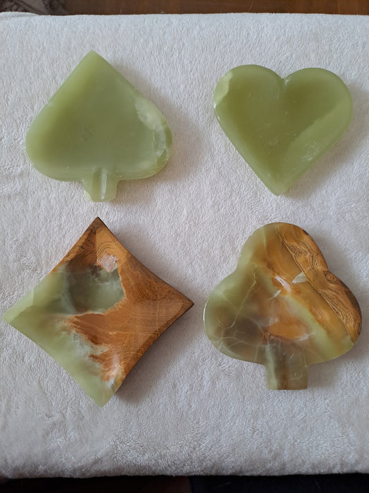 Set Jeux De Cartes. Poker / belotte. Onyx Vert.