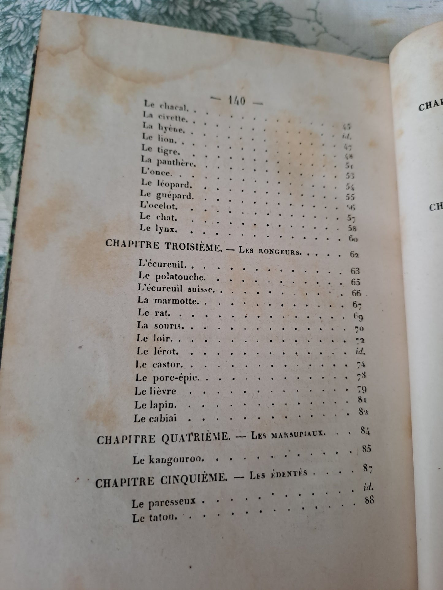 L'homme et mammifères.Nouveau spectacle de la nature ou Dieu et ses œuvres. 1842. Ancien livre vintage catholique.