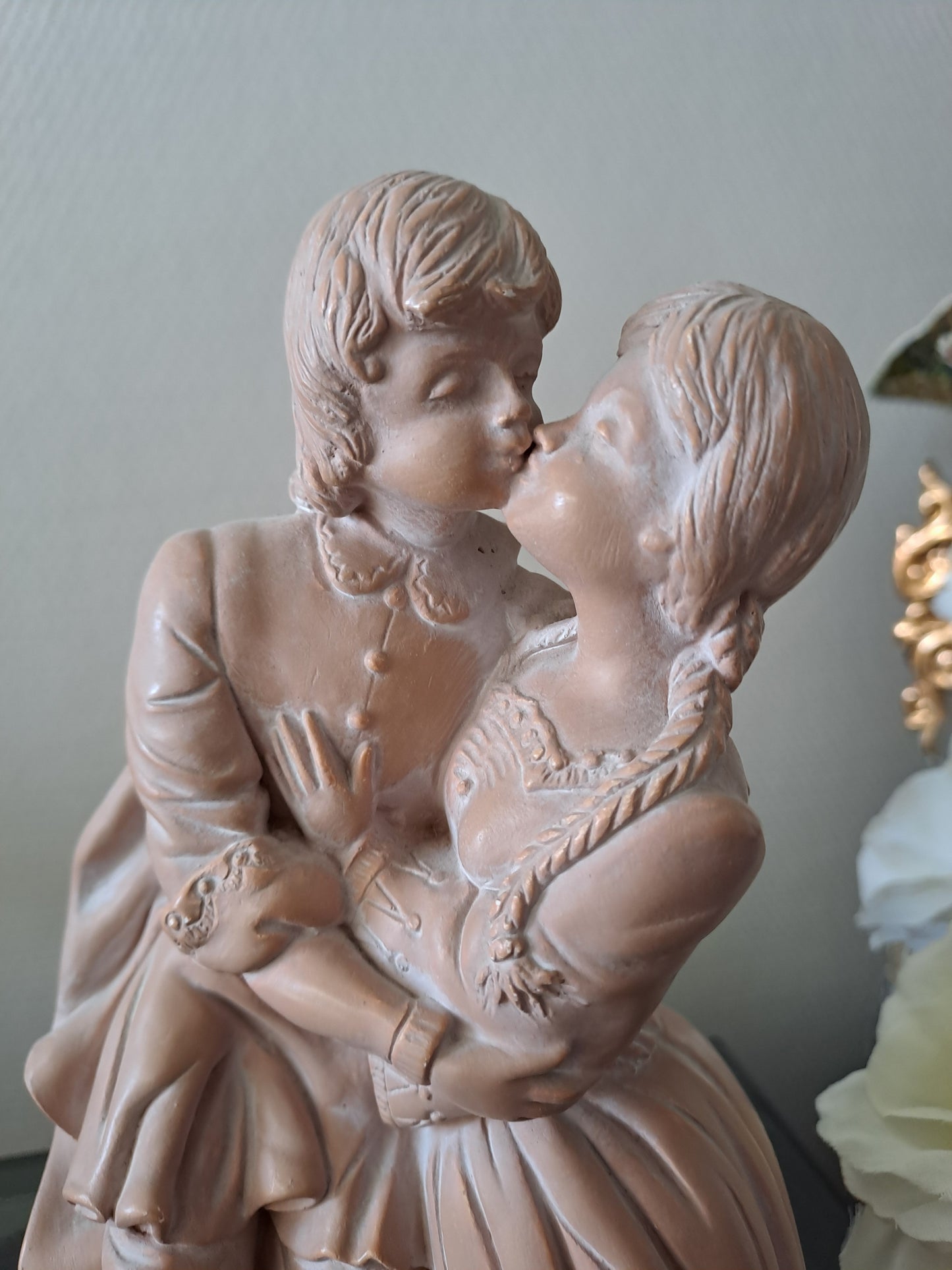 Statue Représentant Roméo et Juliette. Signé et numéroté.