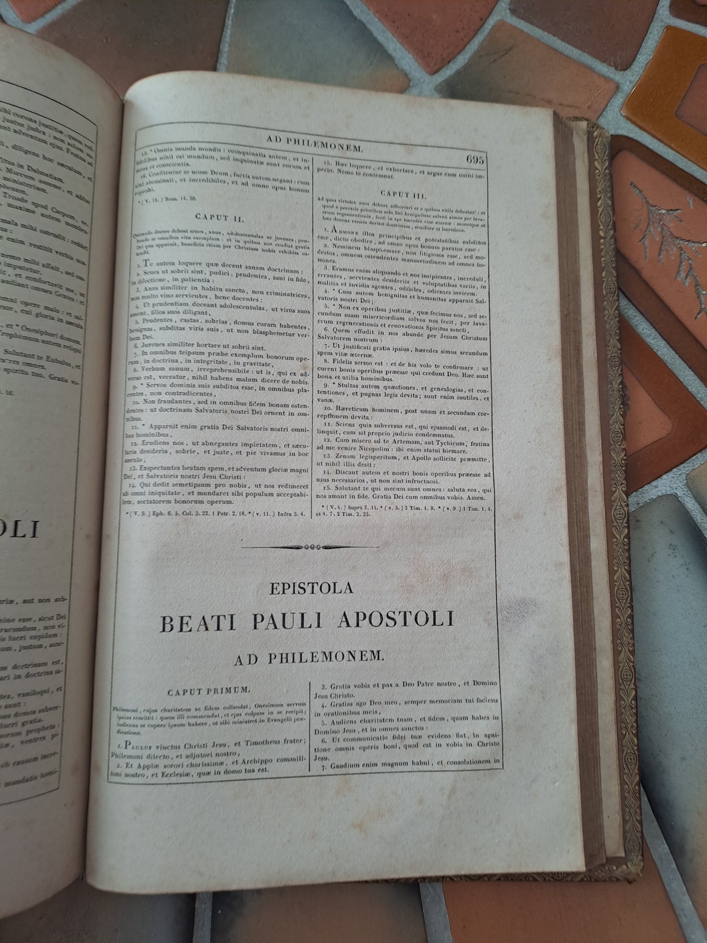 Biblia sacra Vulgate editionis Sixti V pontificus maximi Jessu recognita Clementis VIII Auctoritate edita. 1827.