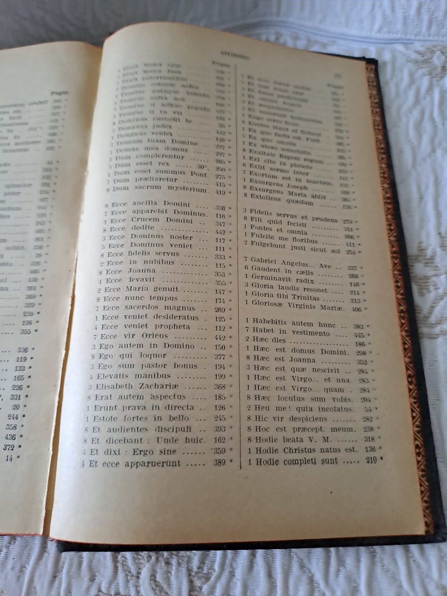 Vespéral Dominical en Notation Gregorienne Et Clef De Sol. 1926.