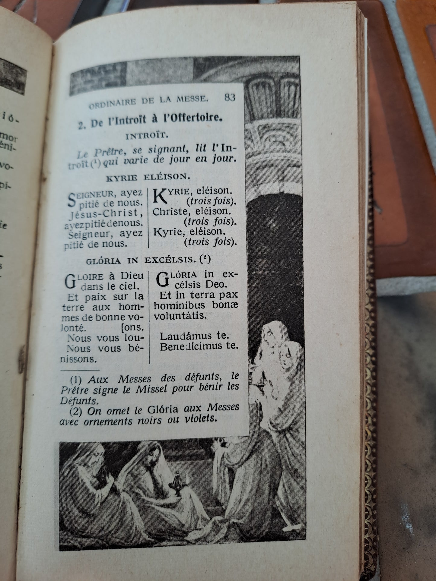 Missel des paraboles. N°1265. Imprimatur. Ancien livre vintage catholique.