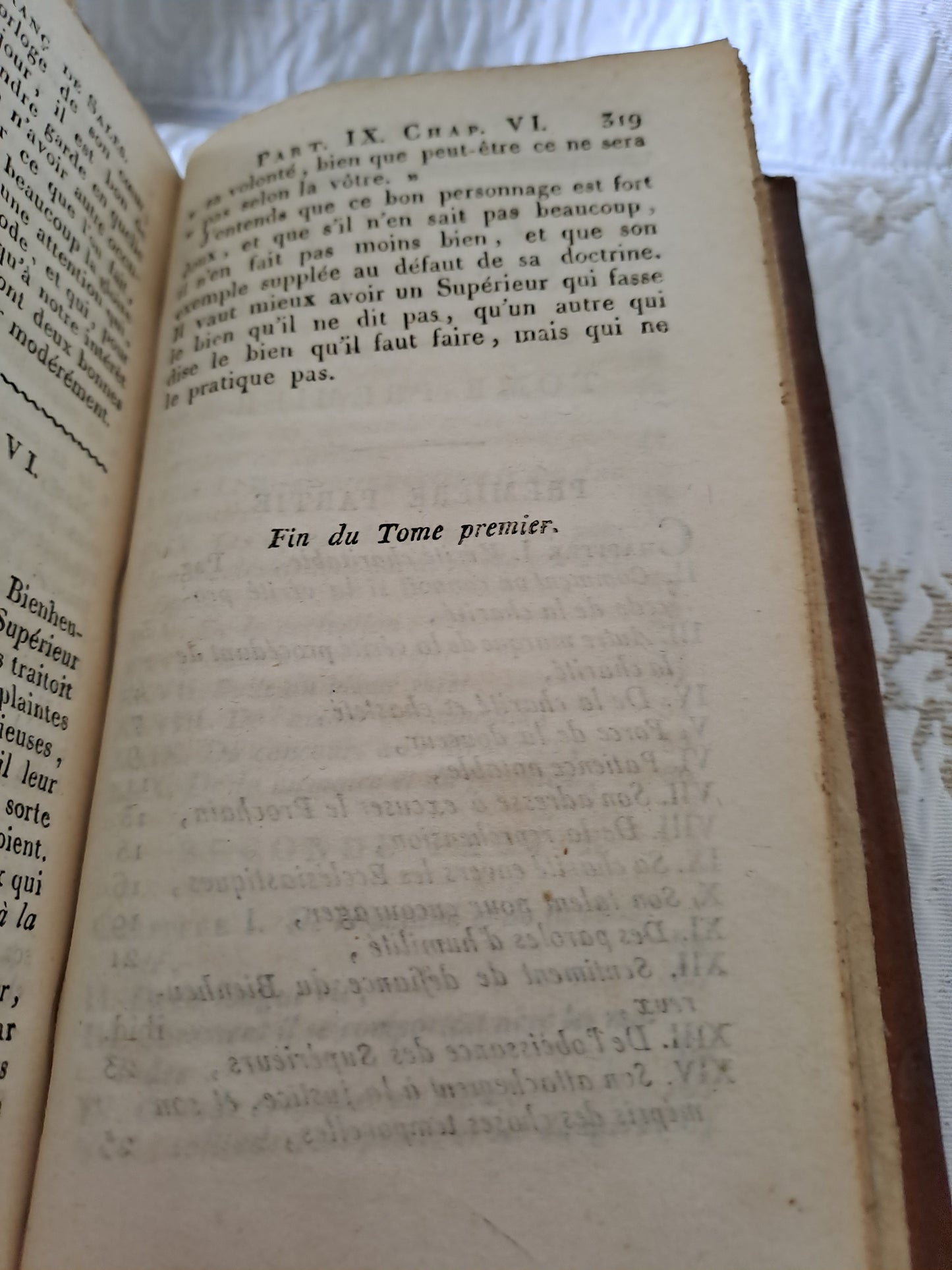 L'esprit de Saint François de Sales. T1. 1816. Ancien livre vintage catholique.