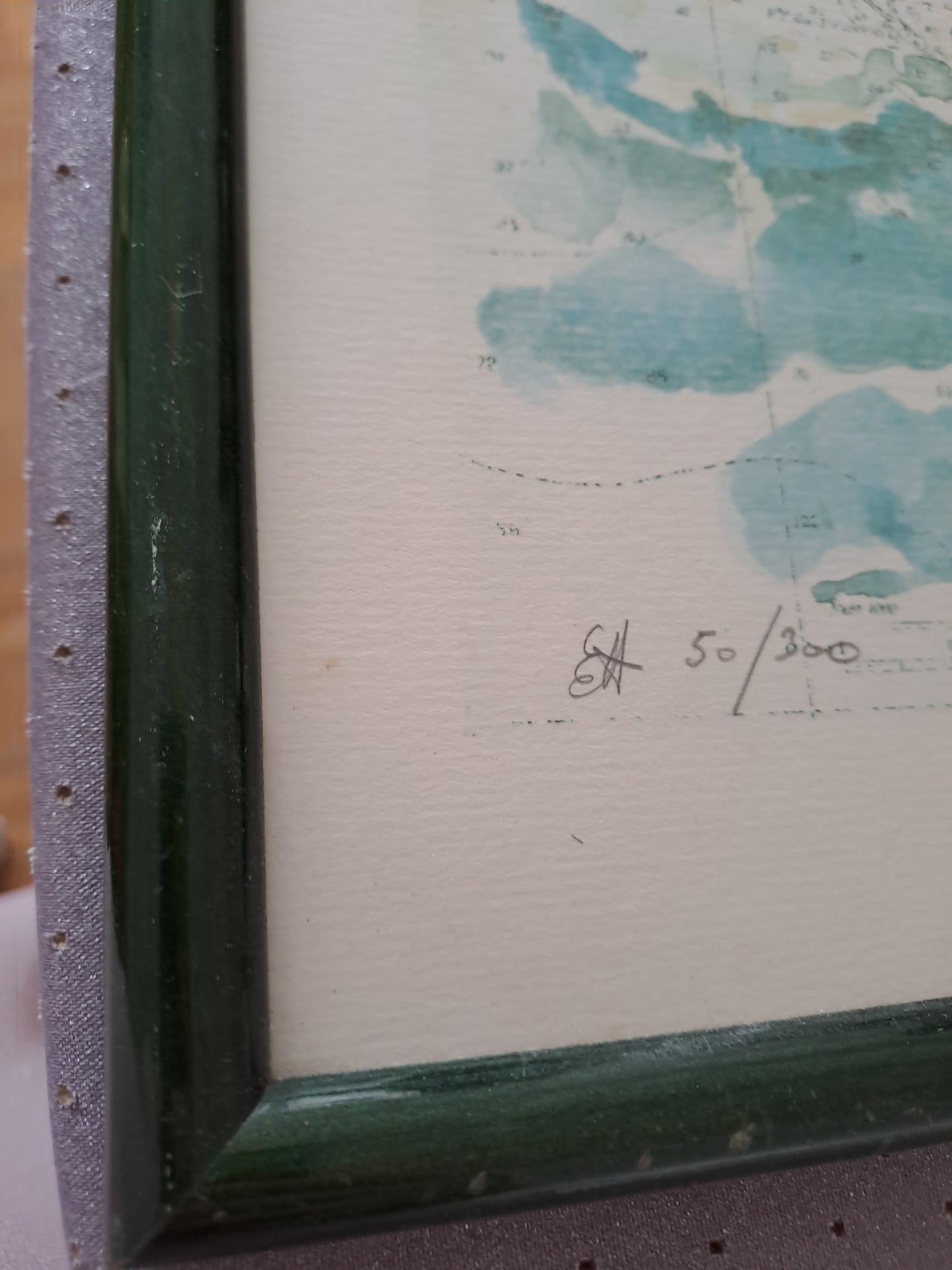 Lithographie. Jean Doat. Numéroté (50/300) Et Signé Au Crayon.  Ancien décoration vintage.