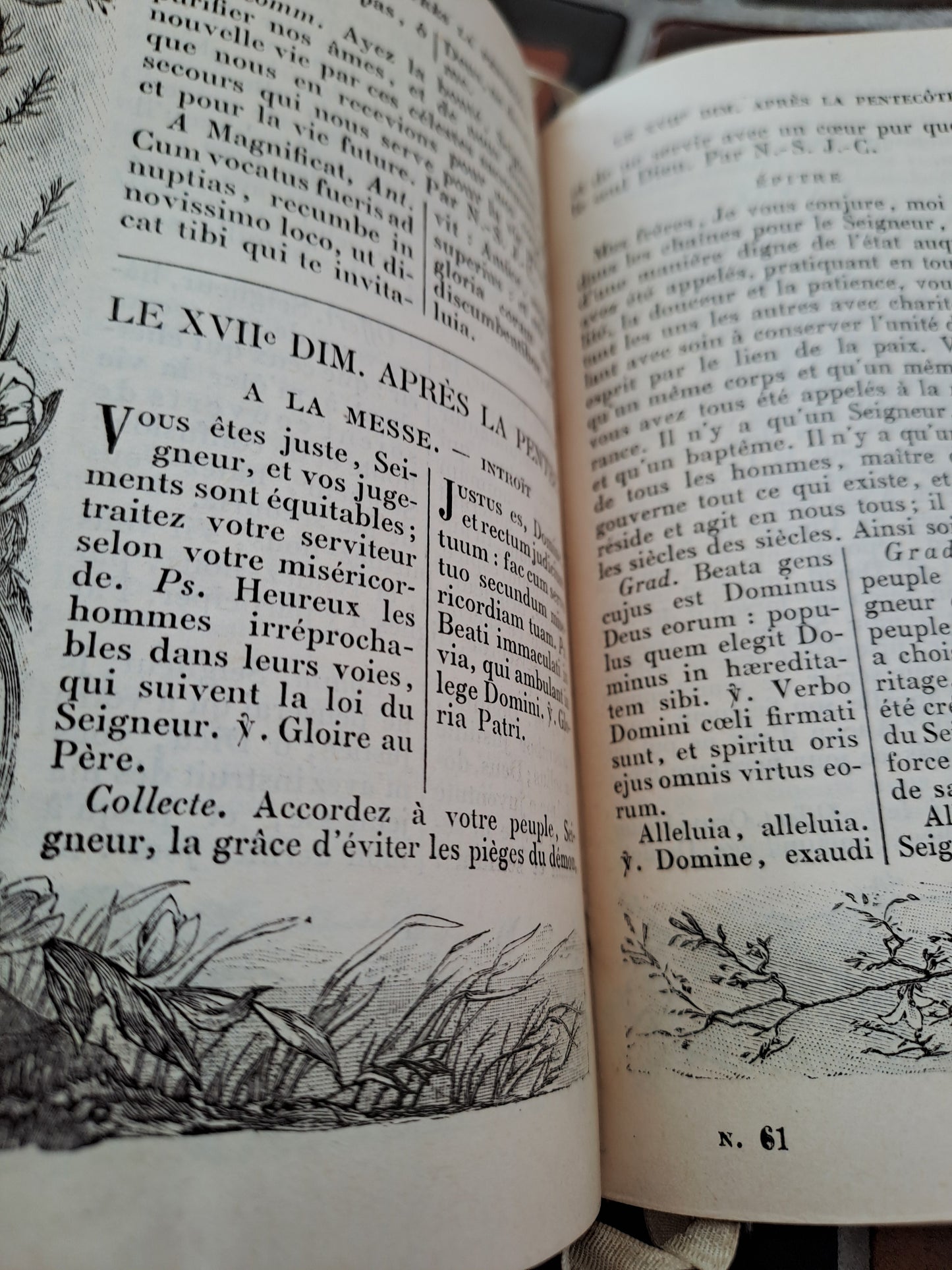 Missel de la nativité. Imprimatur. Ancien livre vintage catholique.