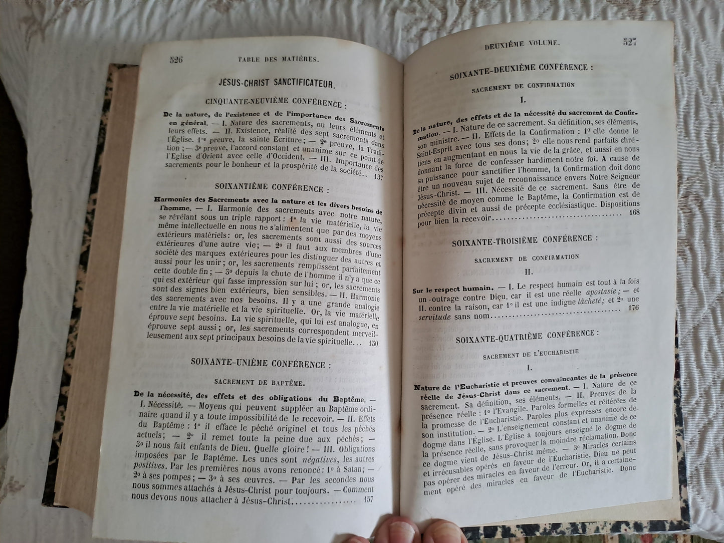 Cours et conférences sur la religion et les dogmes. Abbé Rua. T2. 1881. Ancien livre vintage catholique.