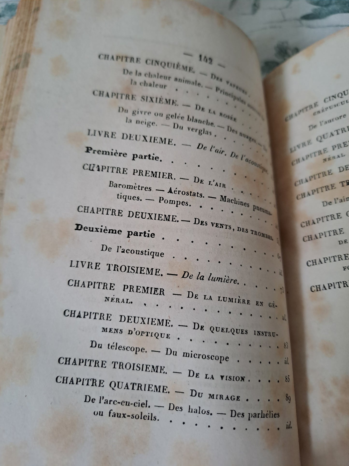 Physique/ astronomie. Nouveau spectacle de la nature ou Dieu et ses œuvres. 1842. Ancien livre vintage catholique.