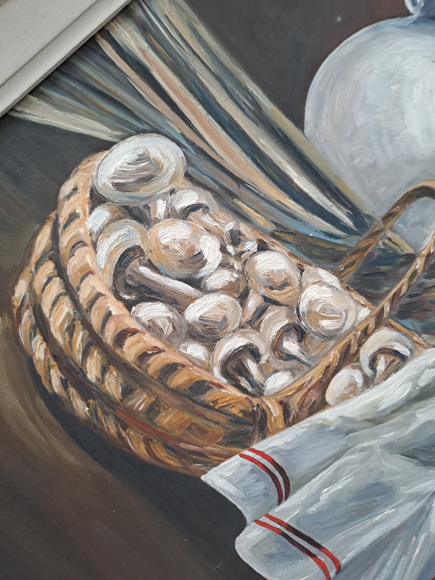 Nature Morte Au Faisan. Signé Gotti. Daté 84. Huile Sur Isorel. Ancien tableau décoration vintage