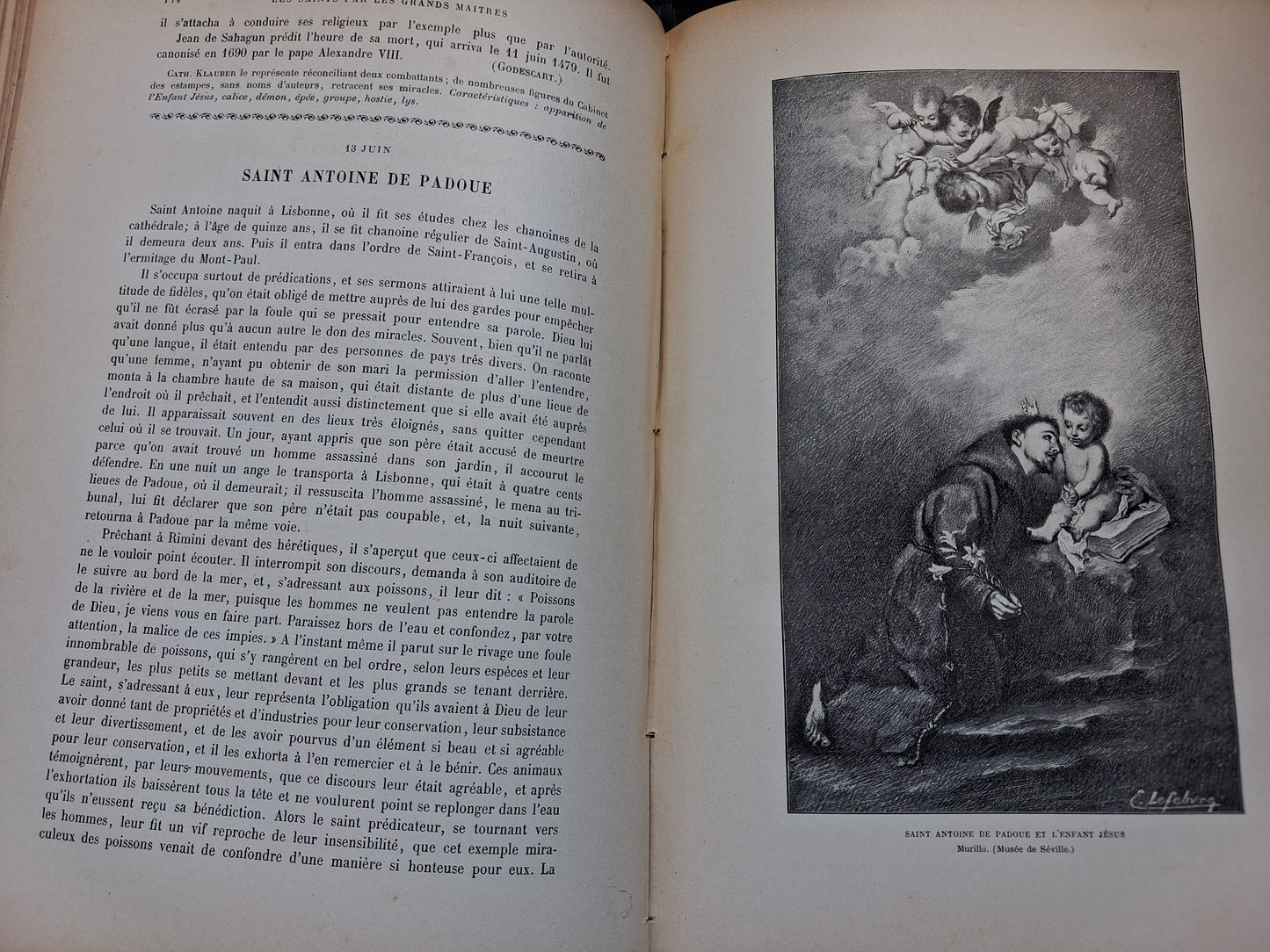 Les Saints par les grands Maitres Charles Ponsonailhe 1ere serie in-4° Ancien livre vintage catholique