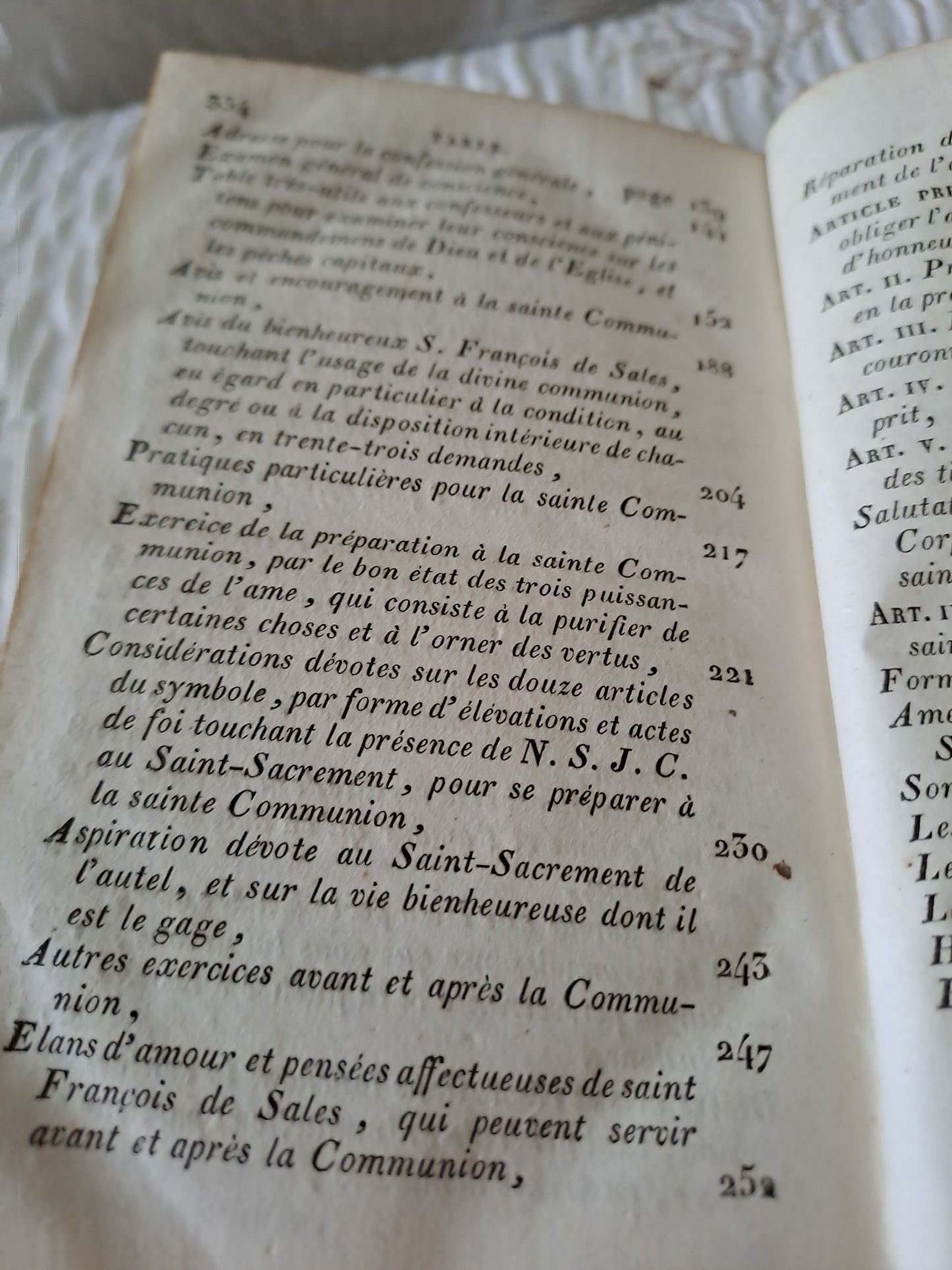 Livre. La véritable conduite de saint François de Sales. 1828.