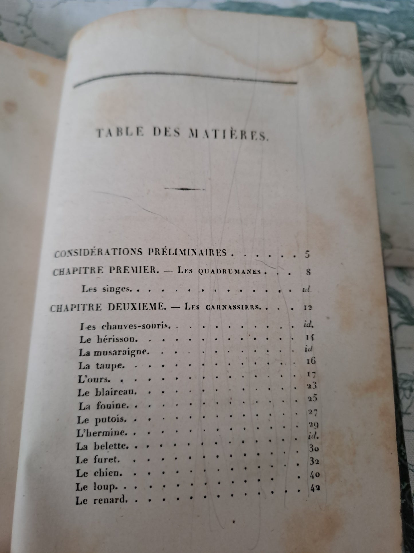 L'homme et mammifères.Nouveau spectacle de la nature ou Dieu et ses œuvres. 1842. Ancien livre vintage catholique.