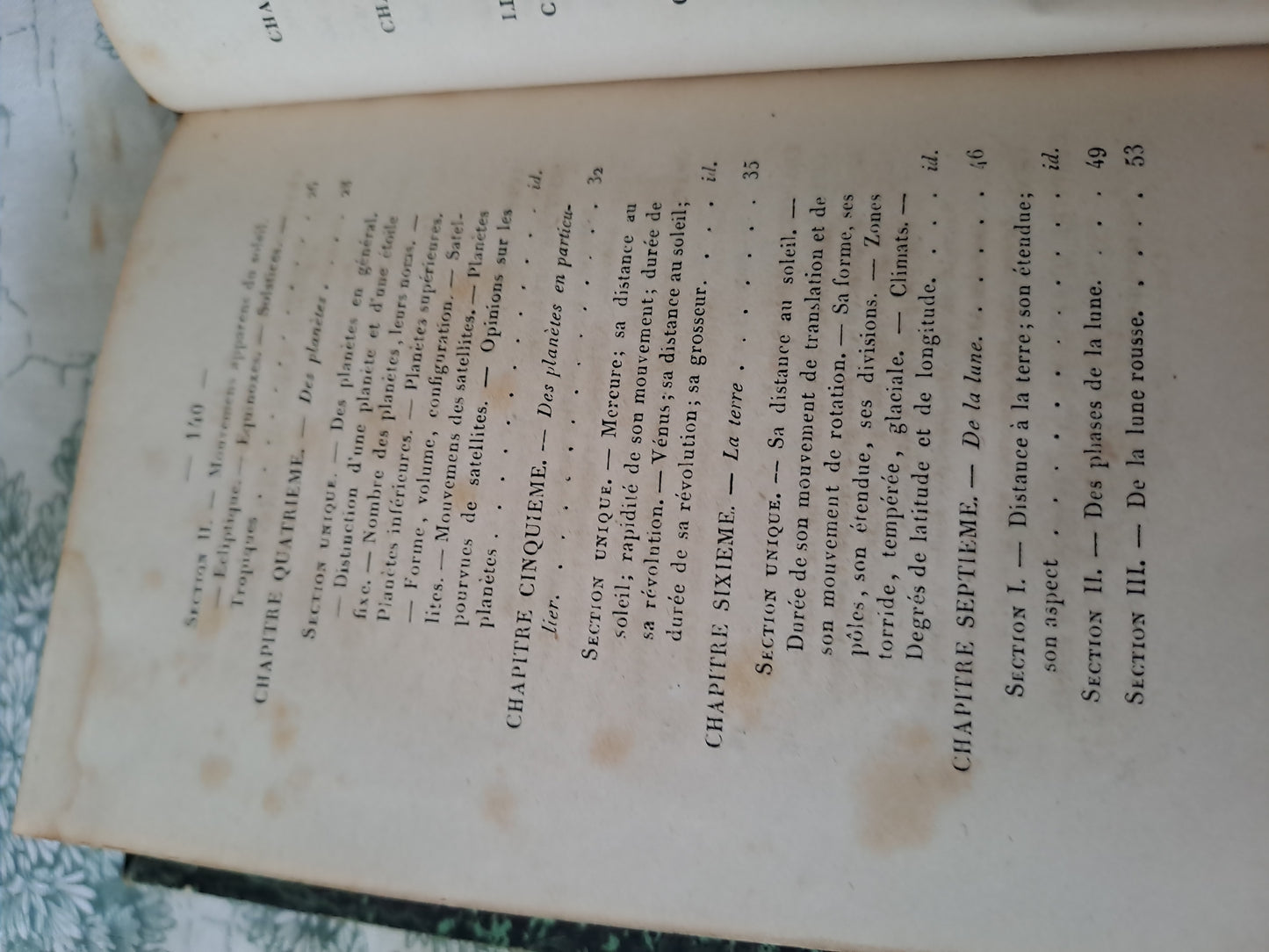 Physique/ astronomie. Nouveau spectacle de la nature ou Dieu et ses œuvres. 1842. Ancien livre vintage catholique.