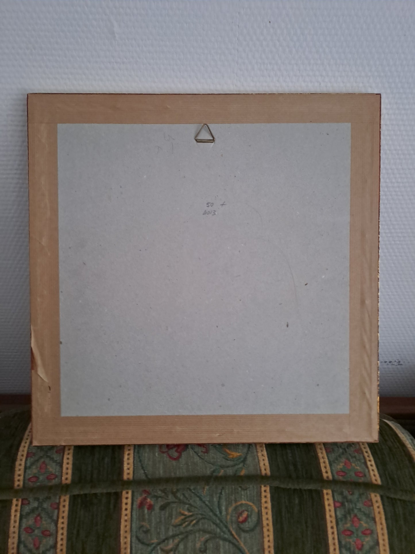 Cadre Geisha/ Concubine. Signé. Peinture Sur Papier De Riz. Ancien tableau vintage.