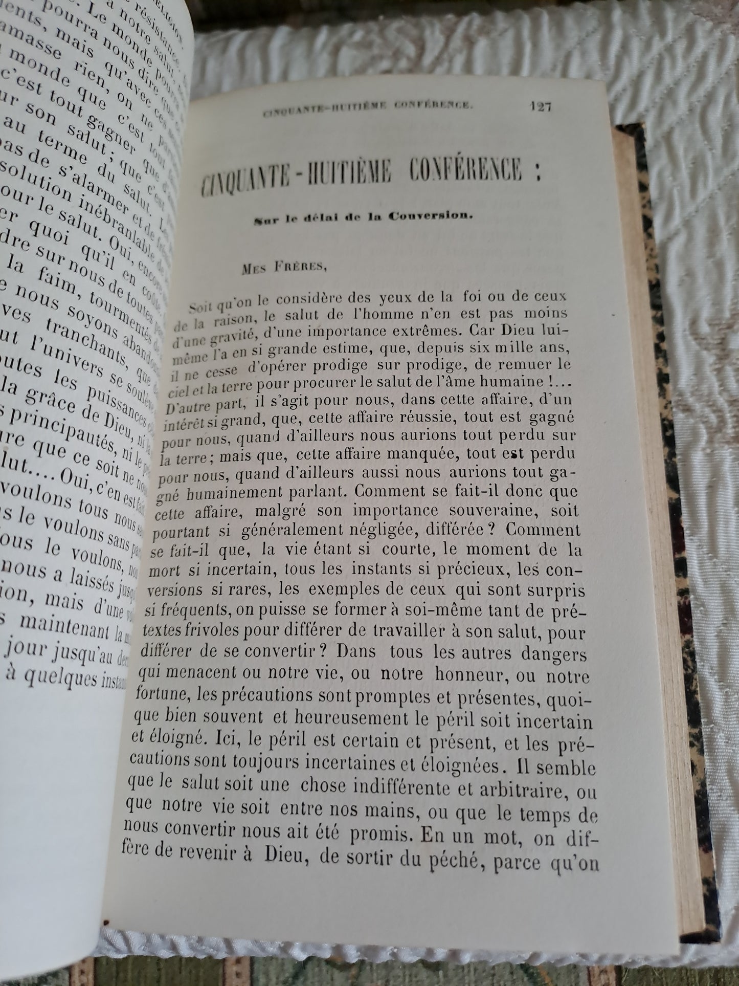 Cours et conférences sur la religion et les dogmes. Abbé Rua. T2. 1881. Ancien livre vintage catholique.