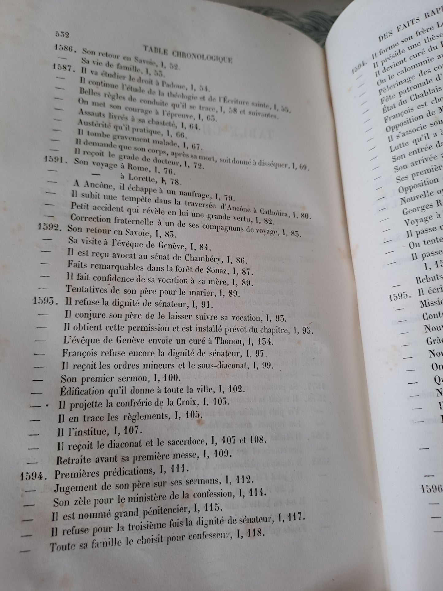 Vies de Saint François de Sales. T2. Paris le curé de Saint Sulpice. 1856. Ancien livre vintage catholique.