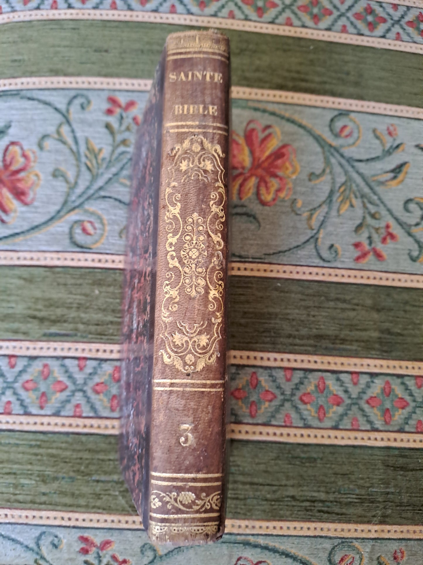 Bible. T3. 1835. R P De Carrières Commentaires De Menochius.