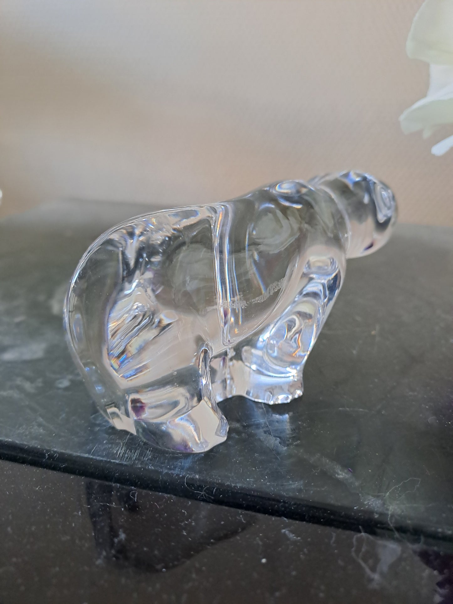 Ours en cristal Villeroy et Boch.