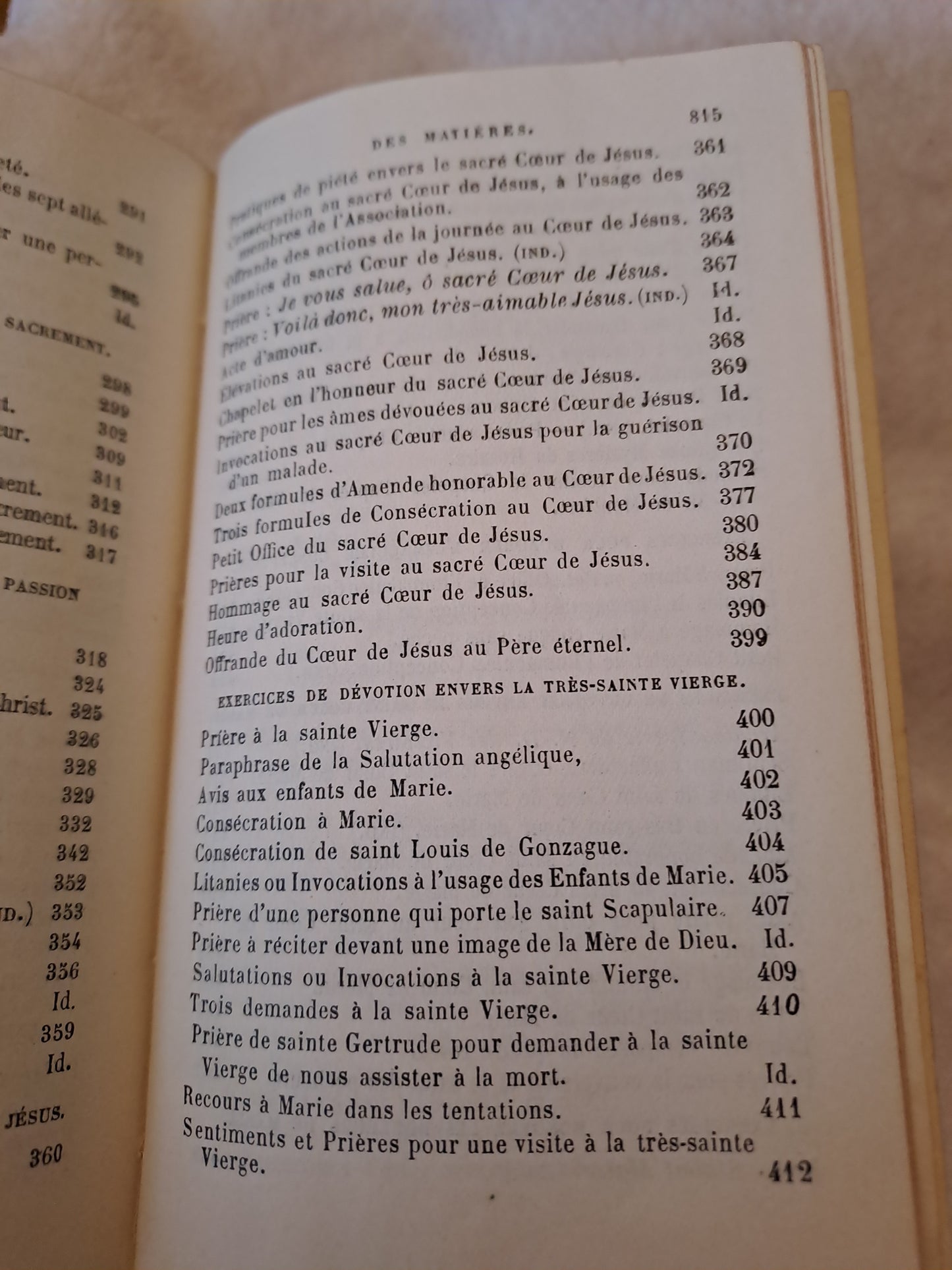 Nouveau formulaire de prières  dédié aux enfants de Marie.