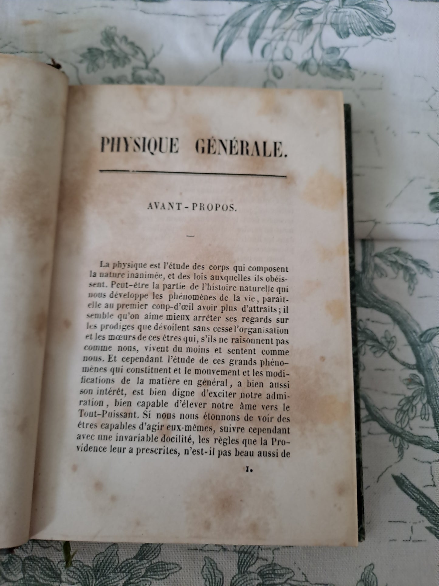 Physique/ astronomie. Nouveau spectacle de la nature ou Dieu et ses œuvres. 1842. Ancien livre vintage catholique.