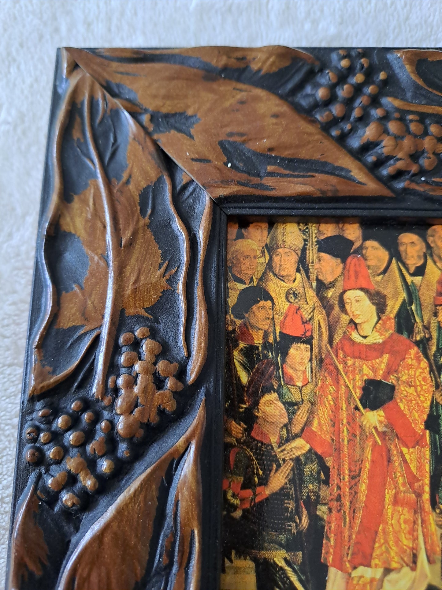 Cadre. Polyptype de São Vincente. Nuno Gonçalvès. Les Grands Maitres De La Peinture.