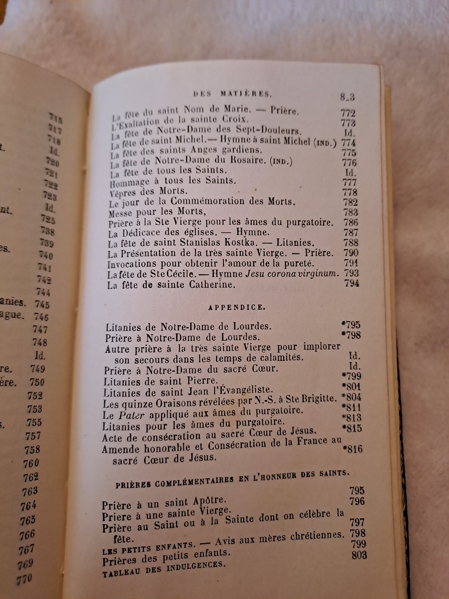 Nouveau formulaire de prières  dédié aux enfants de Marie.