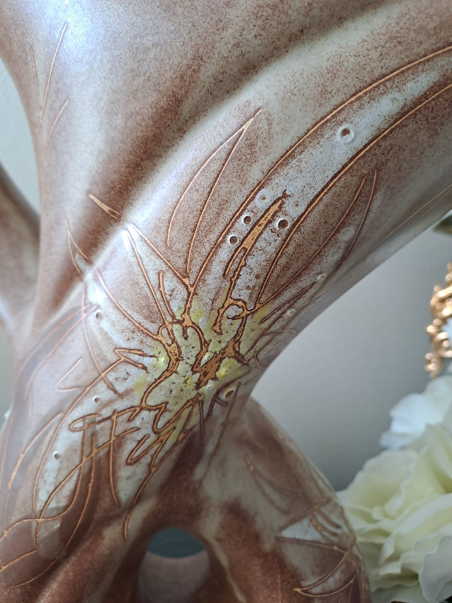 Vase Vallauris marqué et signé.