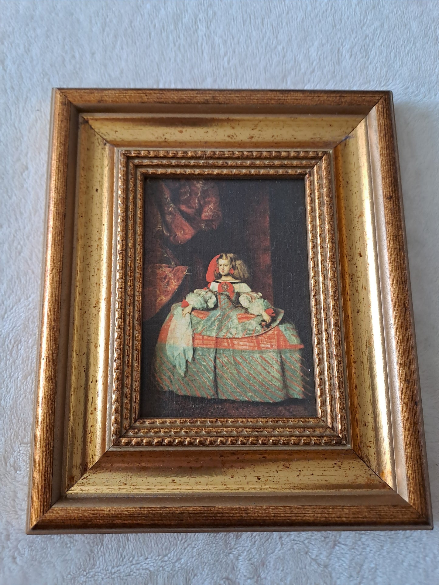 Cadre / tableau. L'Infante Marguerite. Vélasquez ( 1599 -1660).