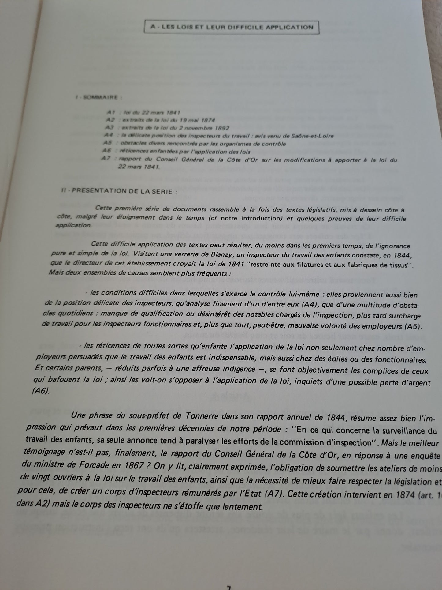 Livre. Le travail des enfants au XIXe siècle dans les industries de Bourgogne.