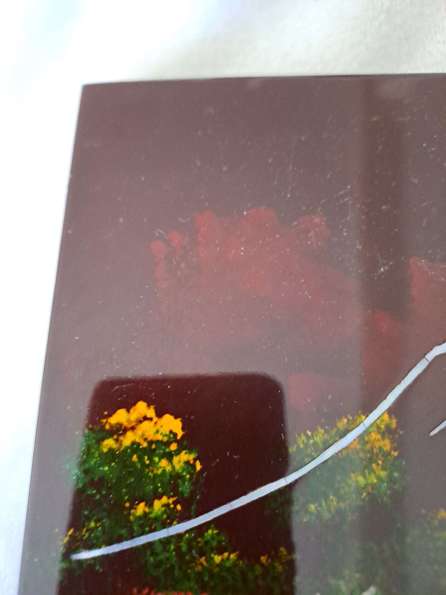 Panneau De Laque Marquetés Instration De Nacre. Chevaux aux galops. Ancien décoration vintage asie asiatique.