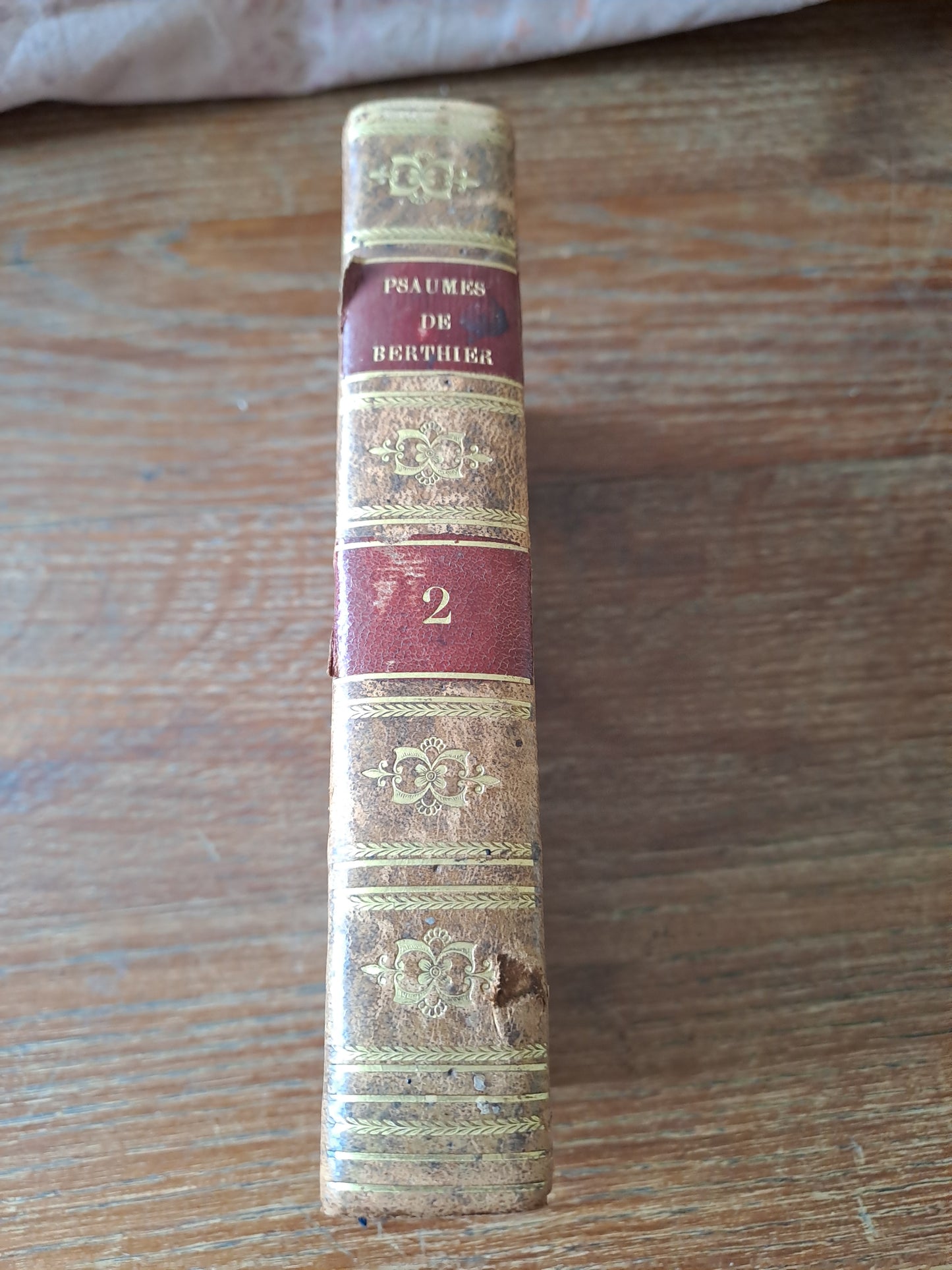 Les psaumes traduits par Berthier. T2. 1807. Ancien livre vintage catholique.