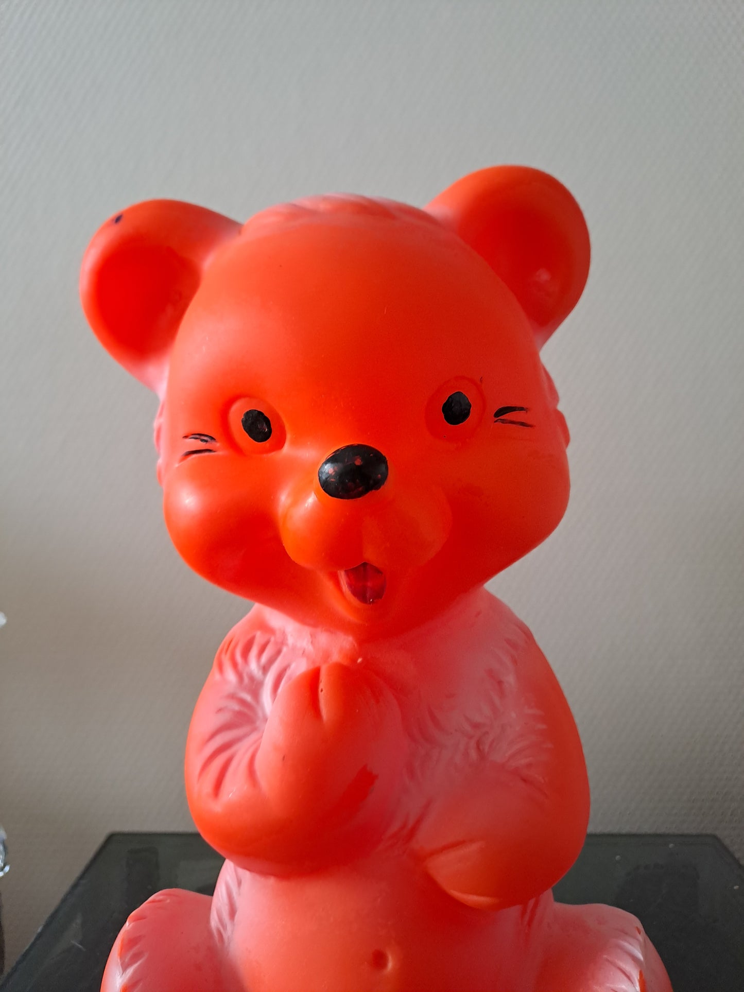 Ours. Teddy bear. Pouet-Pouet. Ancien decoration vintage.