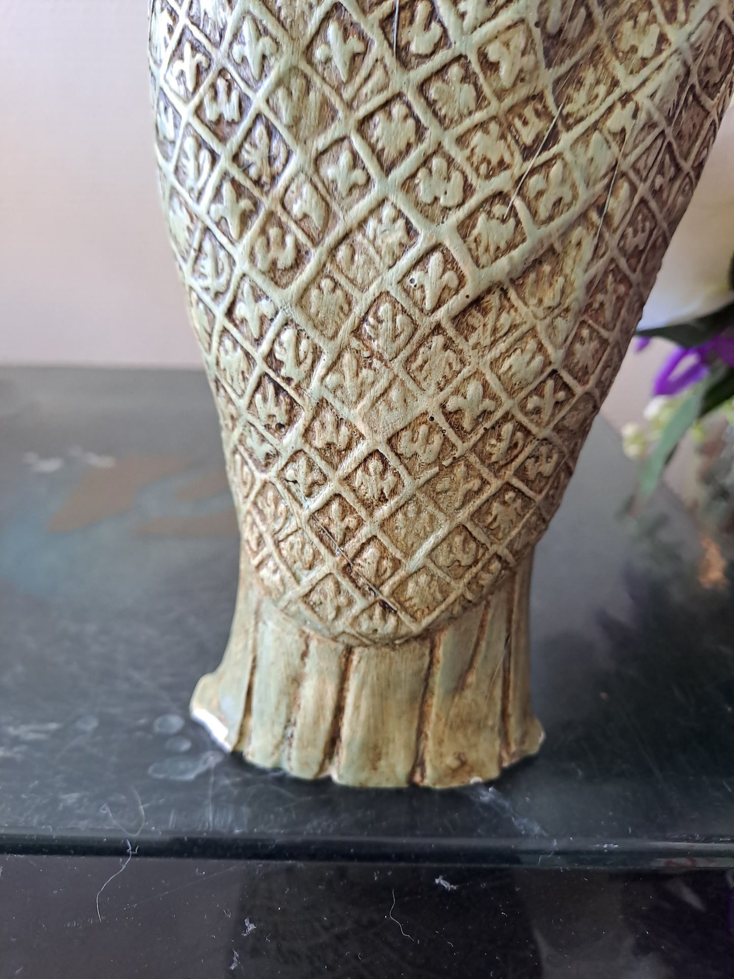 Statue en plâtre. Saint curé d'ars. Saint Jean-Marie Vianney.