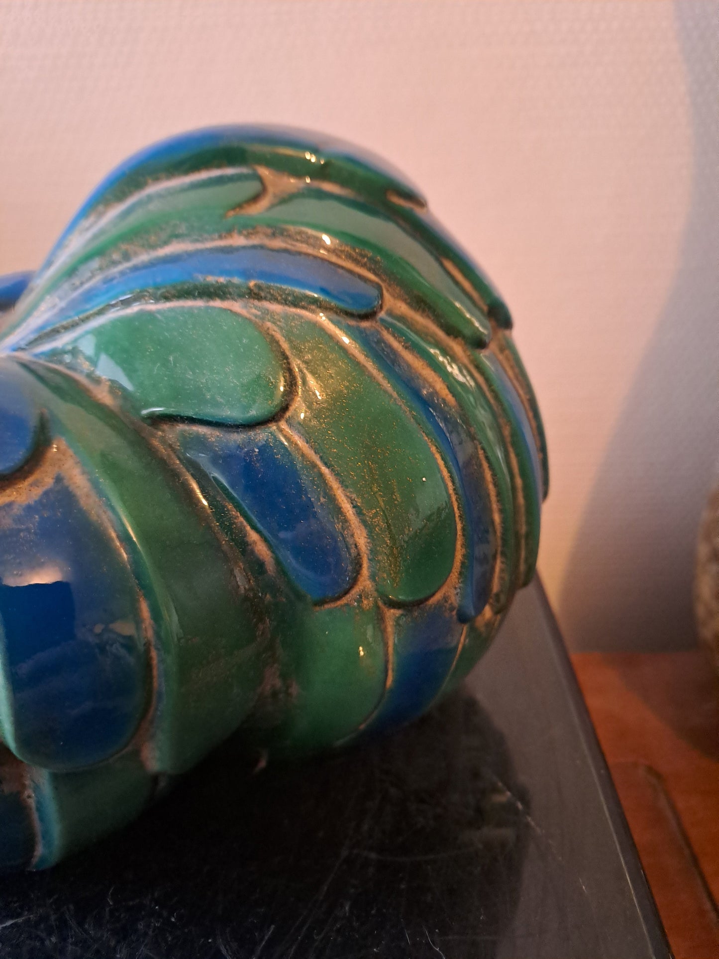 Statue autruche Hollywood Regency. 27.5 Cm X 27 Cm X 16 Cm.