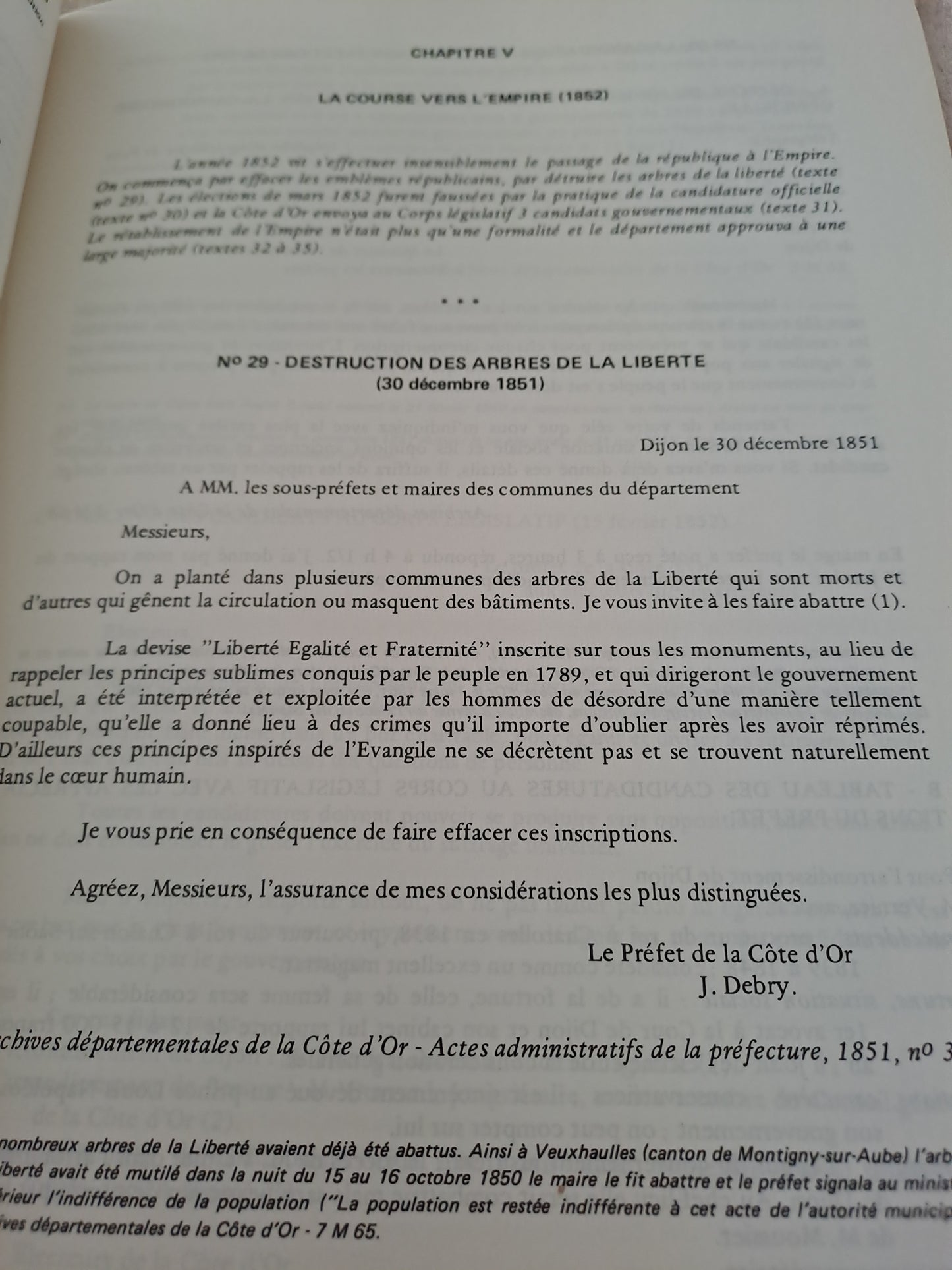 Livre. Livre.
La Côte-d'Or sous la seconde république et le second empire. 1848 - 1870.