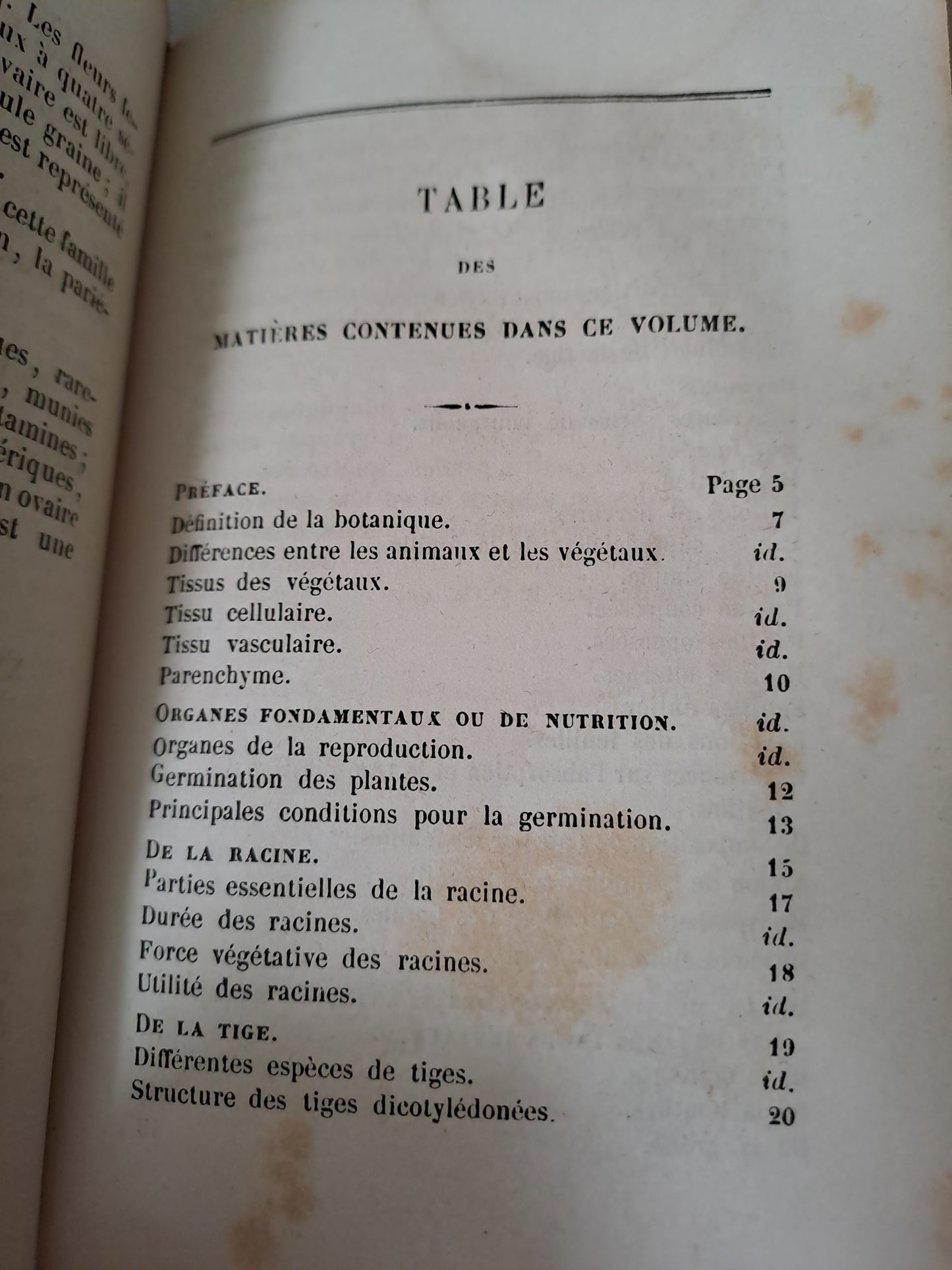 Botanique/ géologie. Nouveau spectacle de la nature ou Dieu et ses œuvres. 1842. Ancien livre vintage catholique.