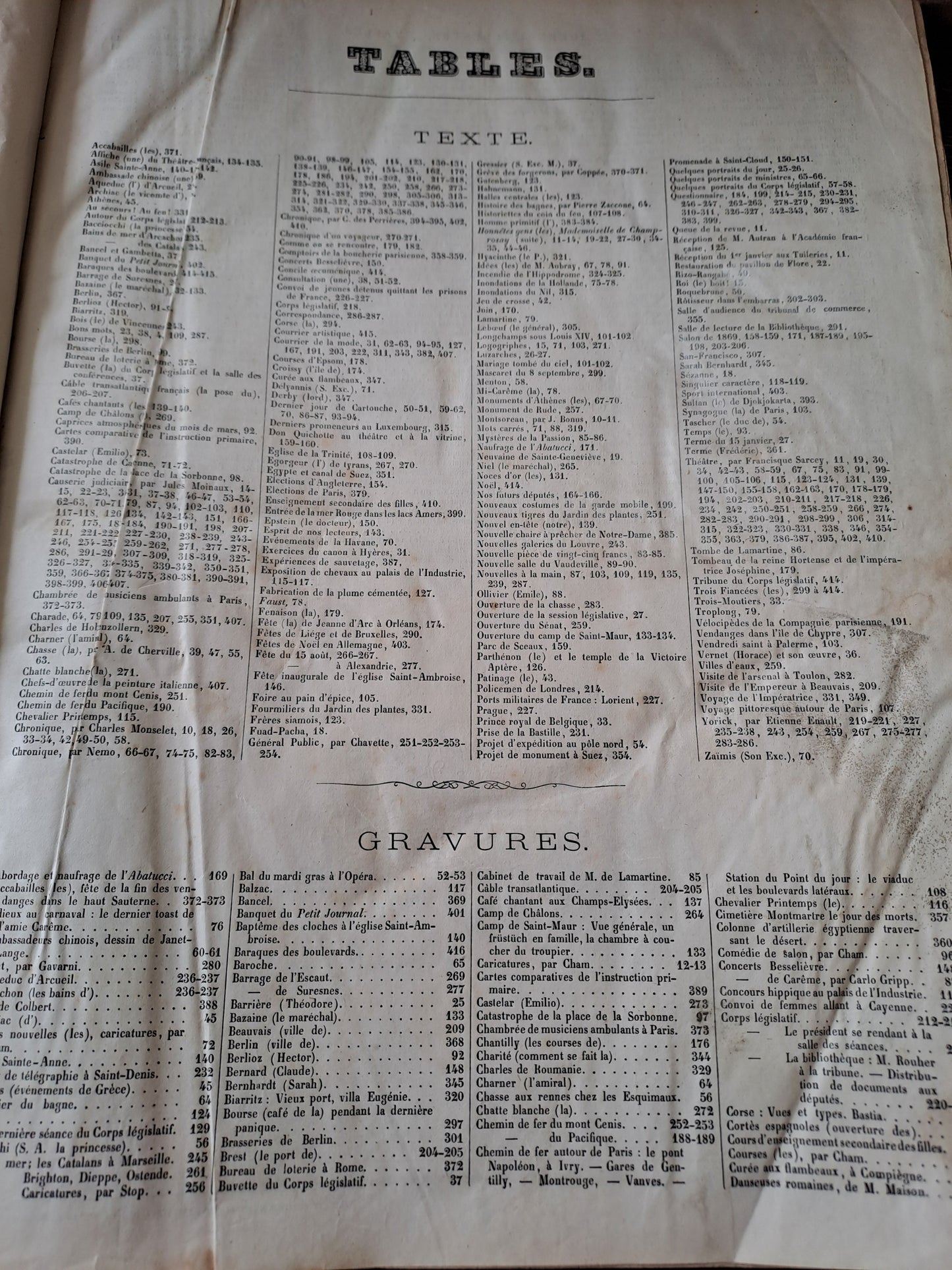 Revues " Le Journal illustré " pour l'année 1869. Ancien livre vintage.