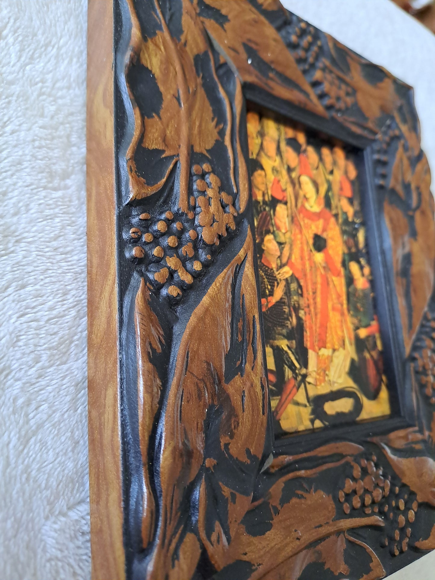 Cadre. Polyptype de São Vincente. Nuno Gonçalvès. Les Grands Maitres De La Peinture.